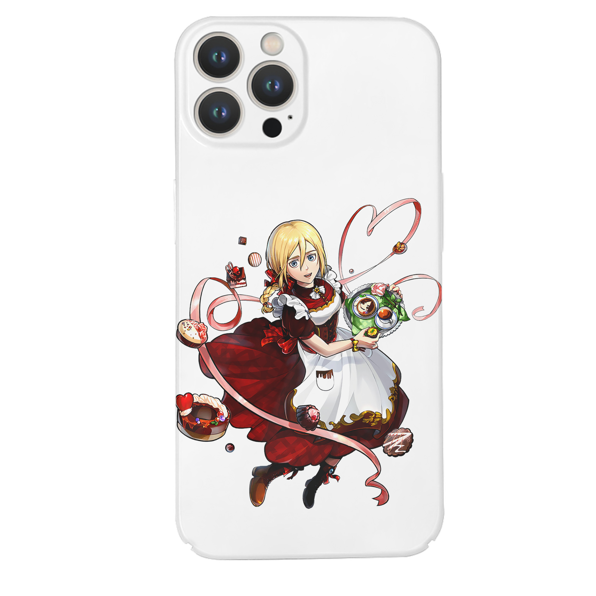 （画像用） 進撃の巨人 クリスタ·レンズ Attack on Titan Christa Lenz 【iPhone 14シリーズ対応】ハードケース